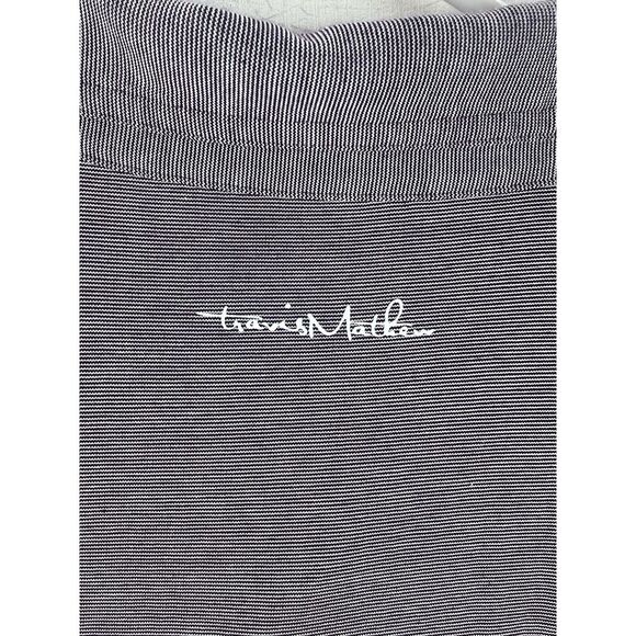 Travis Mathew Polo Shirt Adult XXL Extra Large Purple Performance Golf Mens Read - Picture 9 of 12